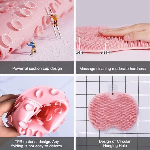 Silicone Foot Scrubber Mat – Wall Mounted