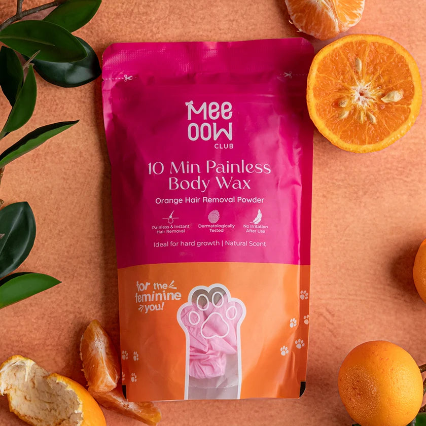 MEOW BODY HAIR REMOVAL WAX POWDER
